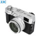 JJC Gegenlichtblende für Fujifilm X100VI / X100V – Silber