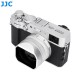JJC Gegenlichtblende für Fujifilm X100VI / X100V – Silber