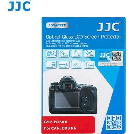 JJC Protection d'écran en verre ultra-fin pour Canon EOS R6