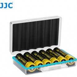 JJC Boîtier de protection pour 6 accus 18650