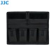 JJC Étui de rangement pour 4 batteries et cartes SD