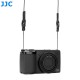 JJC Sangle de cou pour appareils compacts Noire