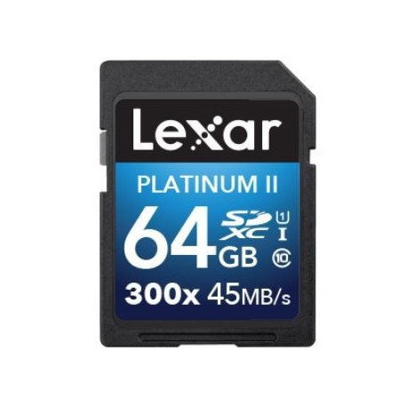 Lexar carte mémoire SDHC 64GB classe 10 Platinum 300x