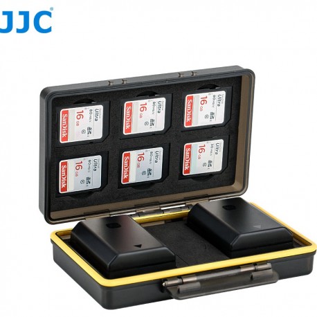 JJC Multifunktions-Akku- und Speicherkartenbox BC-3SD6