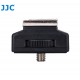 JJC Adapter 1/4 Zoll Gewindezapfen auf Blitzschuh