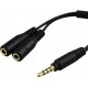 JJC Adaptateur audio 3,5 mm casque et microphone