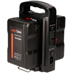 Kit HedBox 2x 98Wh batterie V-Mount et chargeur total 196Wh