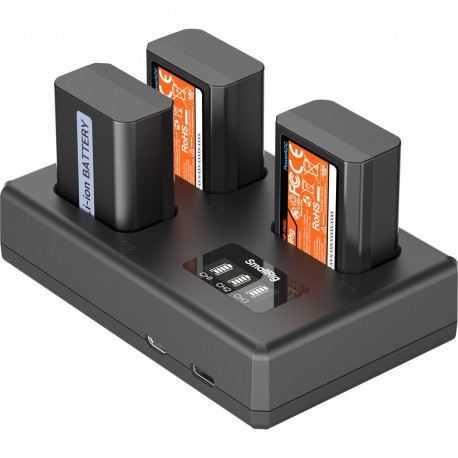 SmallRig Kit 3 batteries et chargeur Sony NP-FW50 - 6019