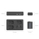 SmallRig Kit 3 batteries et chargeur Sony NP-FW50 - 6019