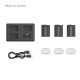 SmallRig Kit 3 batteries et chargeur Sony NP-FW50 - 6019