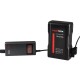 HedBox Chargeur intelligent pour batterie D-tap, V-mount, RP-DC80