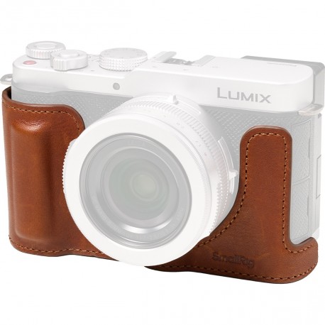 SmallRig Leder-Halbtasche Panasonic LUMIX L10 Braun - 5699