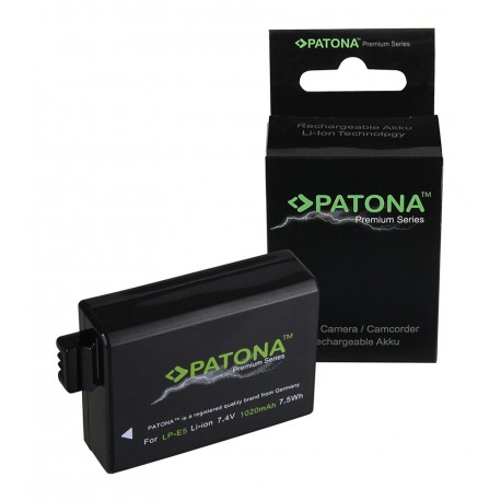 PATONA Batterie Premium LP-E5 pour Canon