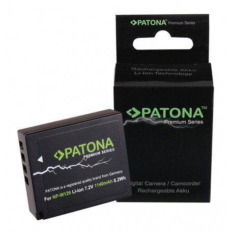 PATONA Batterie Premium NP-W126 pour Fujifilm