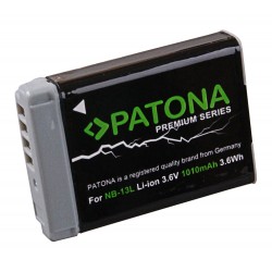 PATONA Batterie Premium NB-13L pour Canon