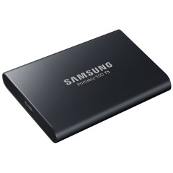 Portable SSD T5 USB-C 3.1, 1TO, noir