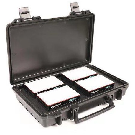 Aputure 4x AL-MC Travel Kit avec caisse de recharge