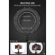 Ring LED panneau circulaire variable 3200-5500k - 220V