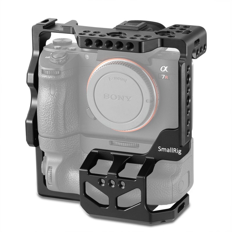 thumbnail image 2 of FUGASUN Aluminum Camera Cage Rig For Sony A9, A7III (A7M3), A7RIII – Arca Swiss Compatible With Cold Shoe 2 of 10