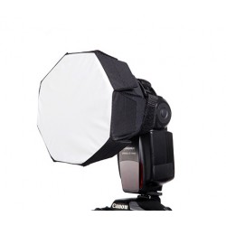 Diffuseur Octagonal Rafalia pour flash cobra Nikon Canon