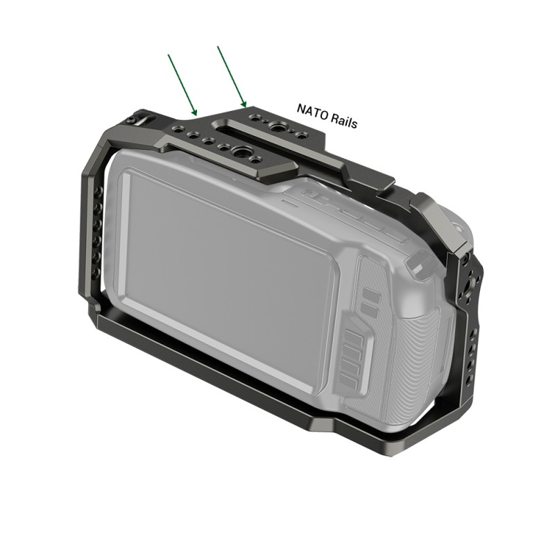 Cage En Alliage Aluminium Pour BMPCC 4K/6K - Cadre Robuste Avec Accès Facile à La Batterie Et Aux Cartes Mémoire