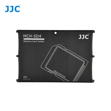 Etui de rangement pour 4x cartes SD/SDHC/SDXD format carte de crédit