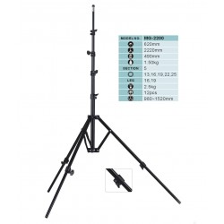 Studio-Dreibeinstativ 220cm - 5 Sektions