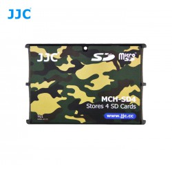 Aufbewahrungs-Etui im Kreditkartenformat für 4 SD/SDHC/SDXD-Karten Tarnfarben