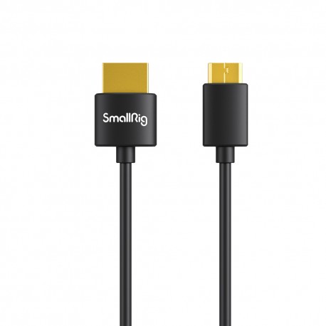 SmallRig câble Mini HDMI à Full HDMI 4K (C à A) 35cm - 3040