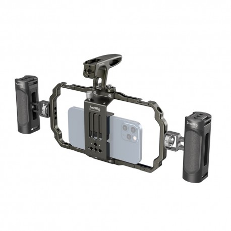 SmallRig kit de tournage pour smartphone cage et poignées - 3155