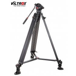 Viltrox trépied vidéo en aluminium 188cm avec tête fluide