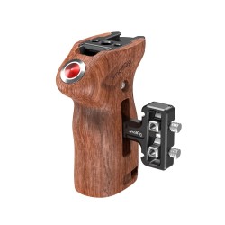 SmallRig poignée en bois avec bouton Start/stop pour Sony, Panasonic, Fuji, Z Cam - 3323