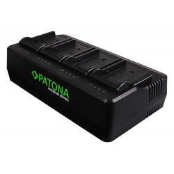 Patona Ladegerät für 4 Akkus NP-FM50 F550 F750 F970 FM500H
