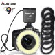 Flash circulaire à LED pour macro Amaran Halo HC100 pour Canon