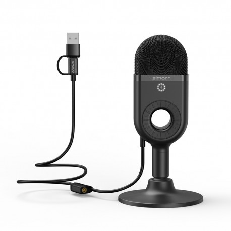 Simorr Wave U1 USB Microphone (noir) - 3491