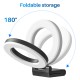 Mini éclairage rond 10cm USB Bi-color Ring LED