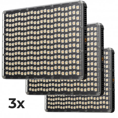 Amaran P60x kit de 3 panneaux led 3200K-6500K