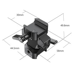 SmallRig Swivel und Tilt Monitor Mount mit Nato Clamp - BSE2385