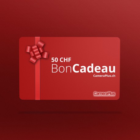 Carte cadeau CameraPlus d'une valeur de 50CHF