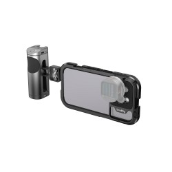 SmallRig Mobile Cage vidéo kit avec 1 poignée pour iPhone 14 Pro - 4100