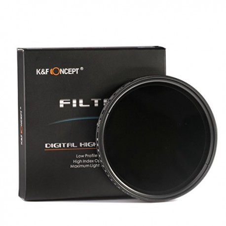 Variabler ND-Filter ND2 bis ND400 K&F Concept 52 bis 82mm