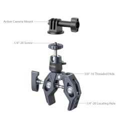 SmallRig Super Clamp 360° mit Kugelkopf für Kamera-Action - 4102B