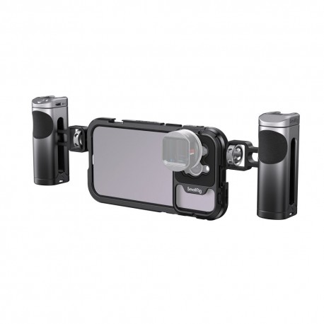 SmallRig Mobile Video Cage Kit (deux poignées) pour iPhone 14 Pro Max - 4078