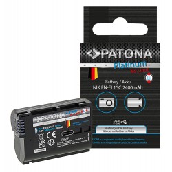 Patona Platinum batterie pour Nikon EN-EL15C 2250mAh avec USB-C