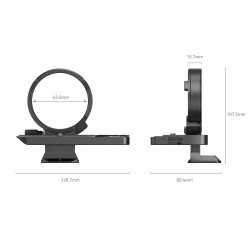 SmallRig drehbares horizontal-vertikales Montageplatten-Kit für Sony A7R V / A7 IV / A7S III / A7R IV - 4148
