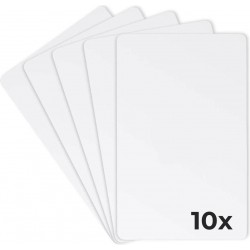 10x cartes NFC NTAG213 - 13.56 MHz Blanc