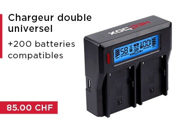 Chargeur pour batterie d'appareil photo