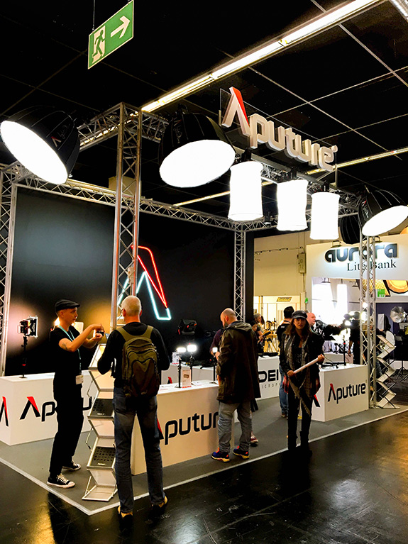 Photokina 2018 Stand Aputure